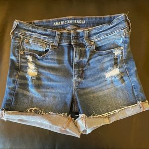 Ripped American Eagle shorts